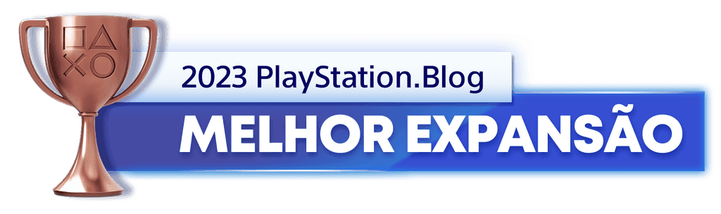 Troféu de Bronze para o vencedor da categoria Melhor Expansão de 2023 do PlayStation Blog