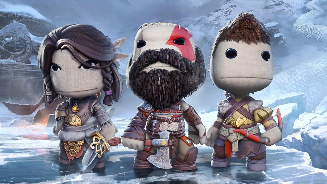 Playstation anuncia skins de God of War Ragnarok em Sackboy: Uma grande aventura