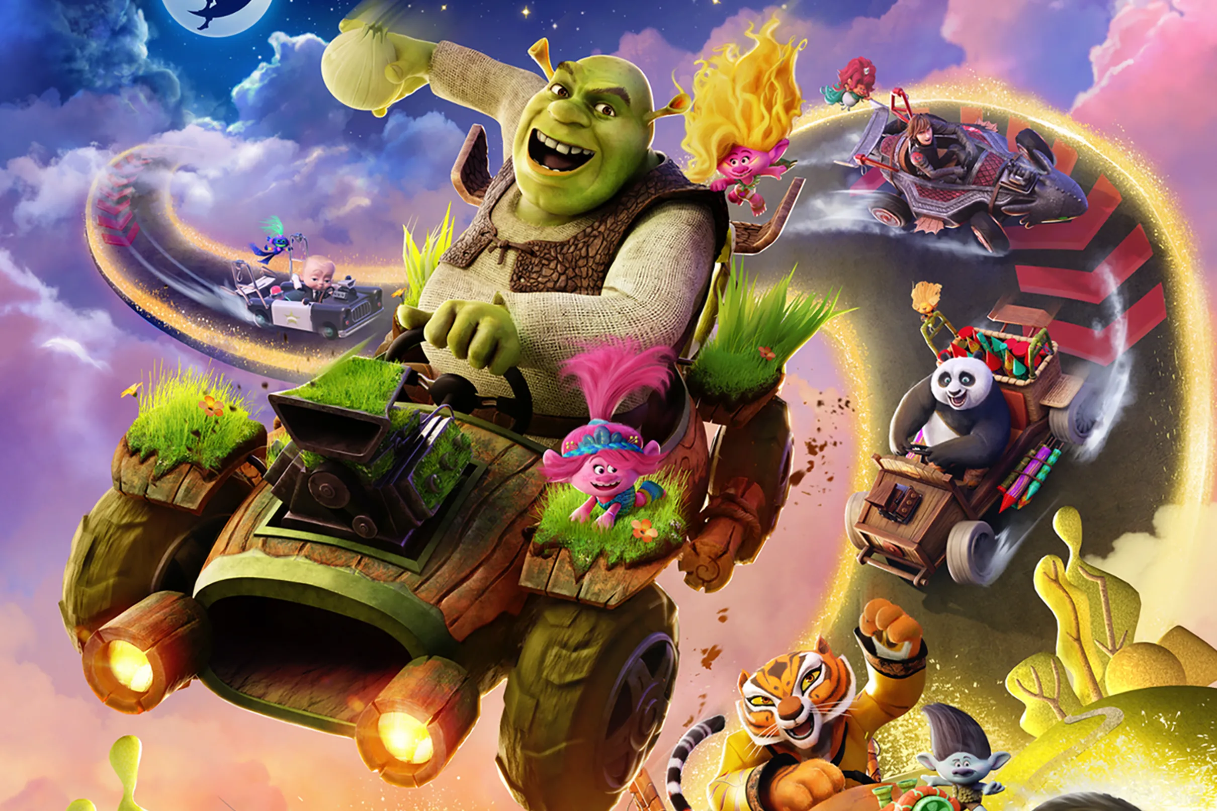 Com Shrek e Soluço, DreamWorks All-Star Kart Racing é anunciado