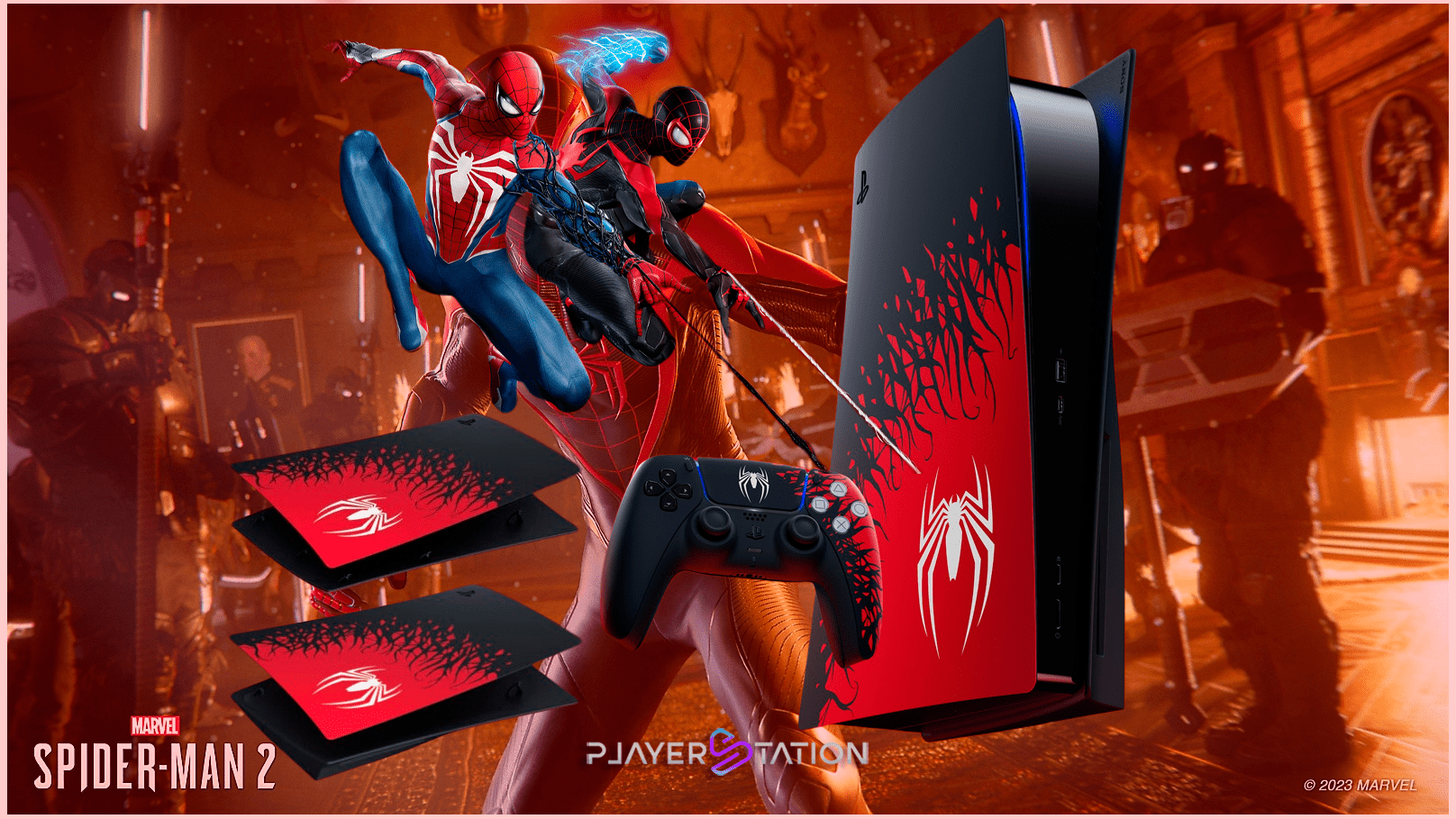 Pré-encomenda do PS5 Marvel’s Spider-Man 2 Limited Edition e acessórios