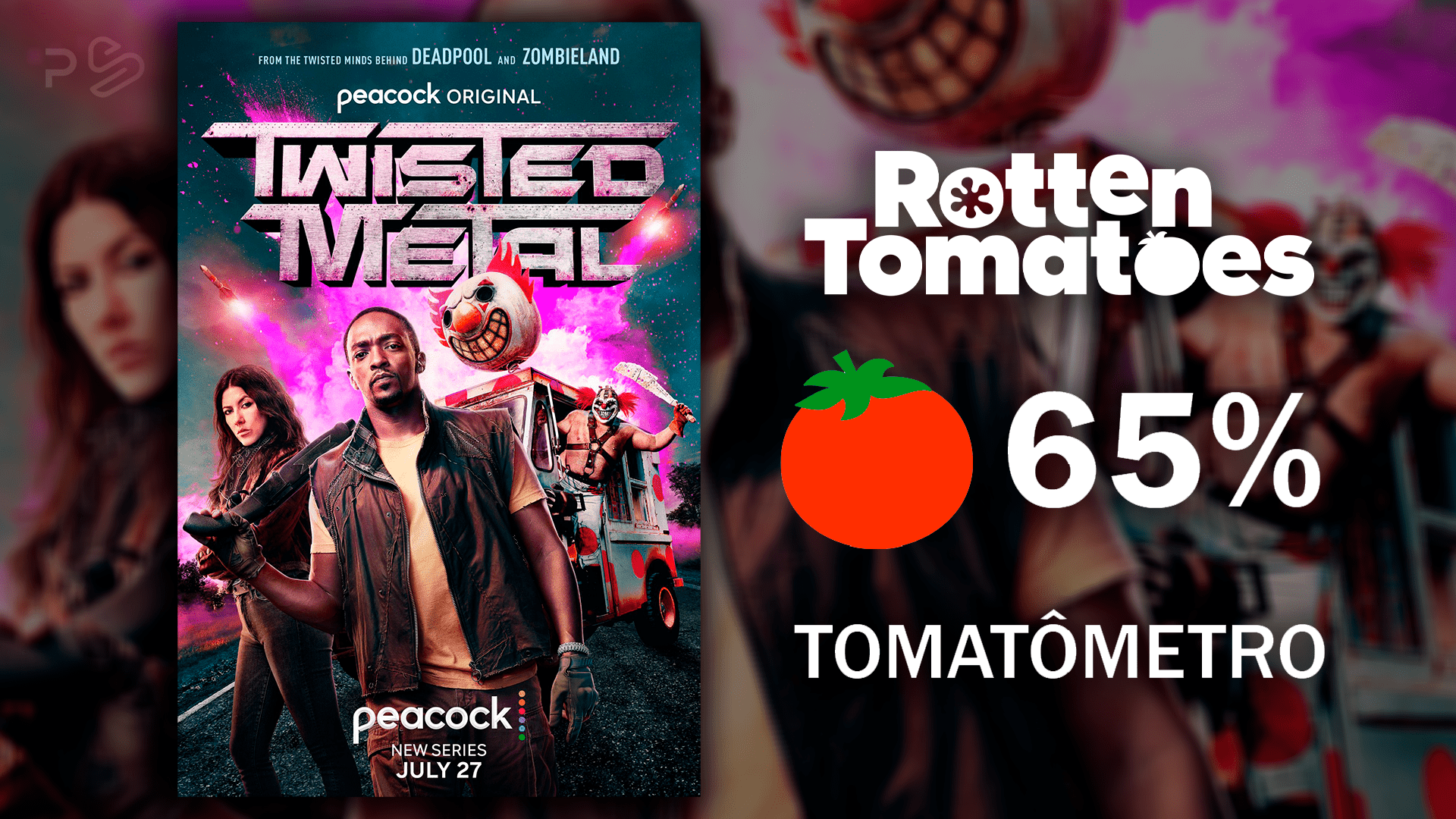 Twisted Metal do Peacock debuta com 65% de aprovação; O que estão dizendo