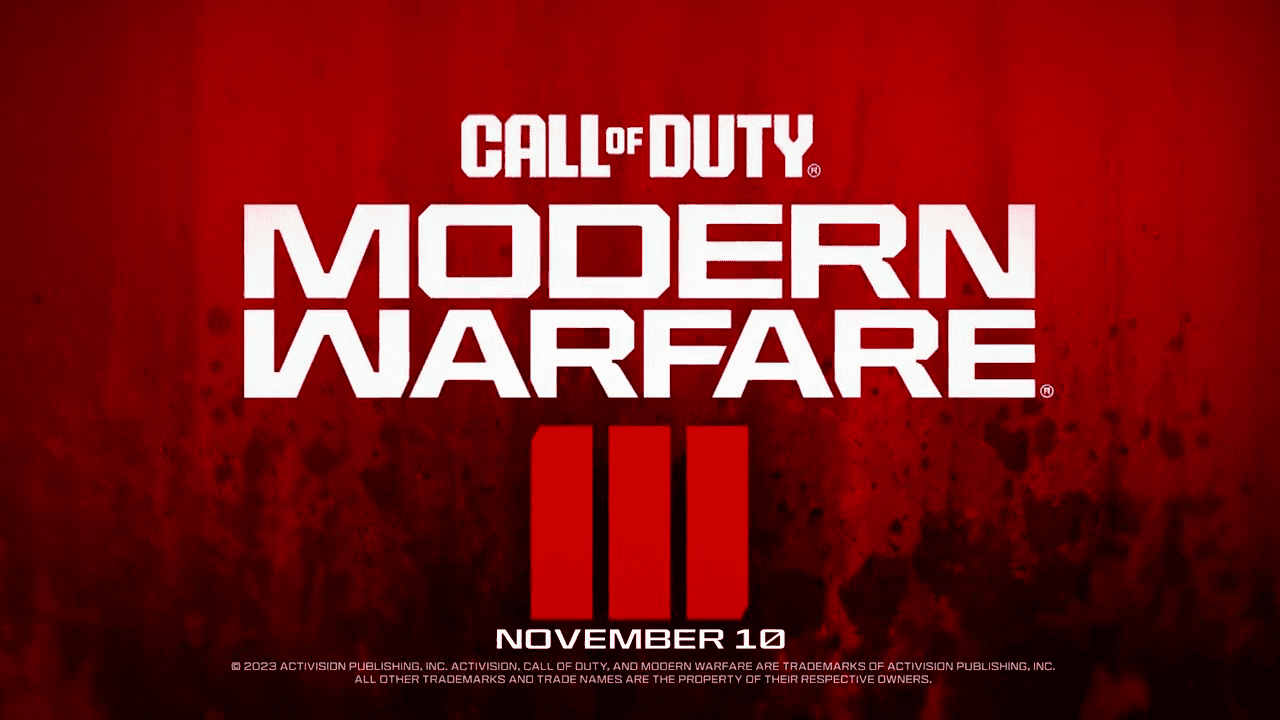 Call of Duty: Modern Warfare 3 será lançado em 10 de novembro