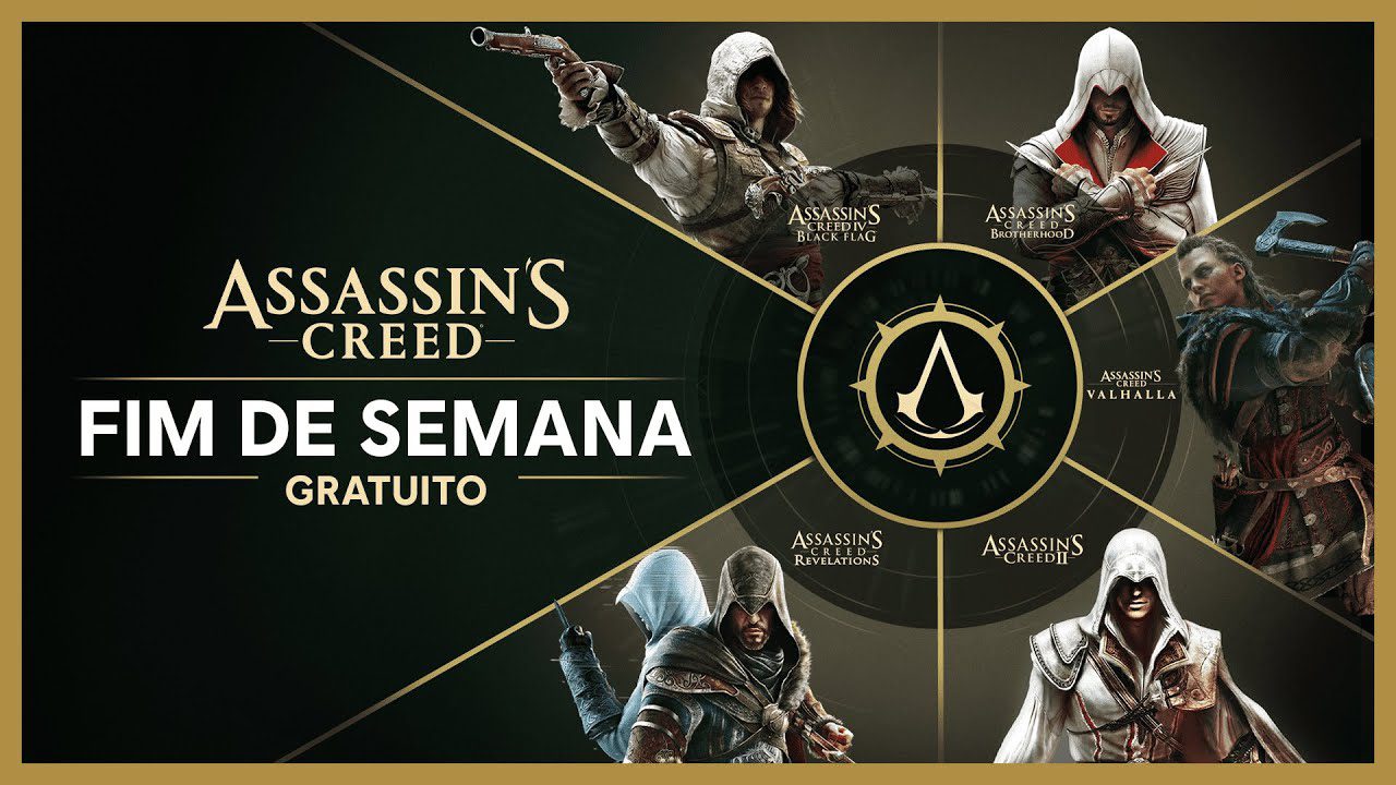 Experimente 5 jogos Assassin’s Creed gratuitamente