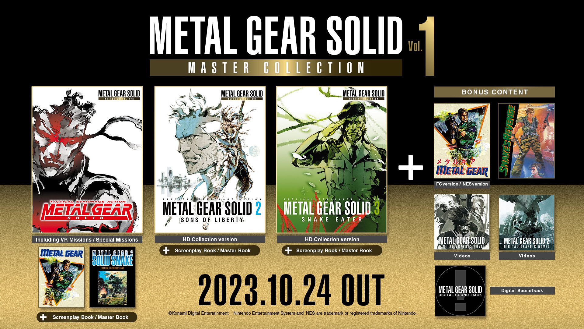 Metal Gear Solid: Master Collection Volume 1 confirmado para PS4