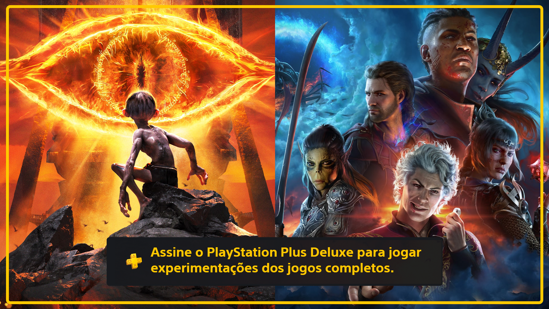 Baldur’s Gate 3 e The Lord of the Rings: Gollum disponíveis para teste no PS Plus Deluxe