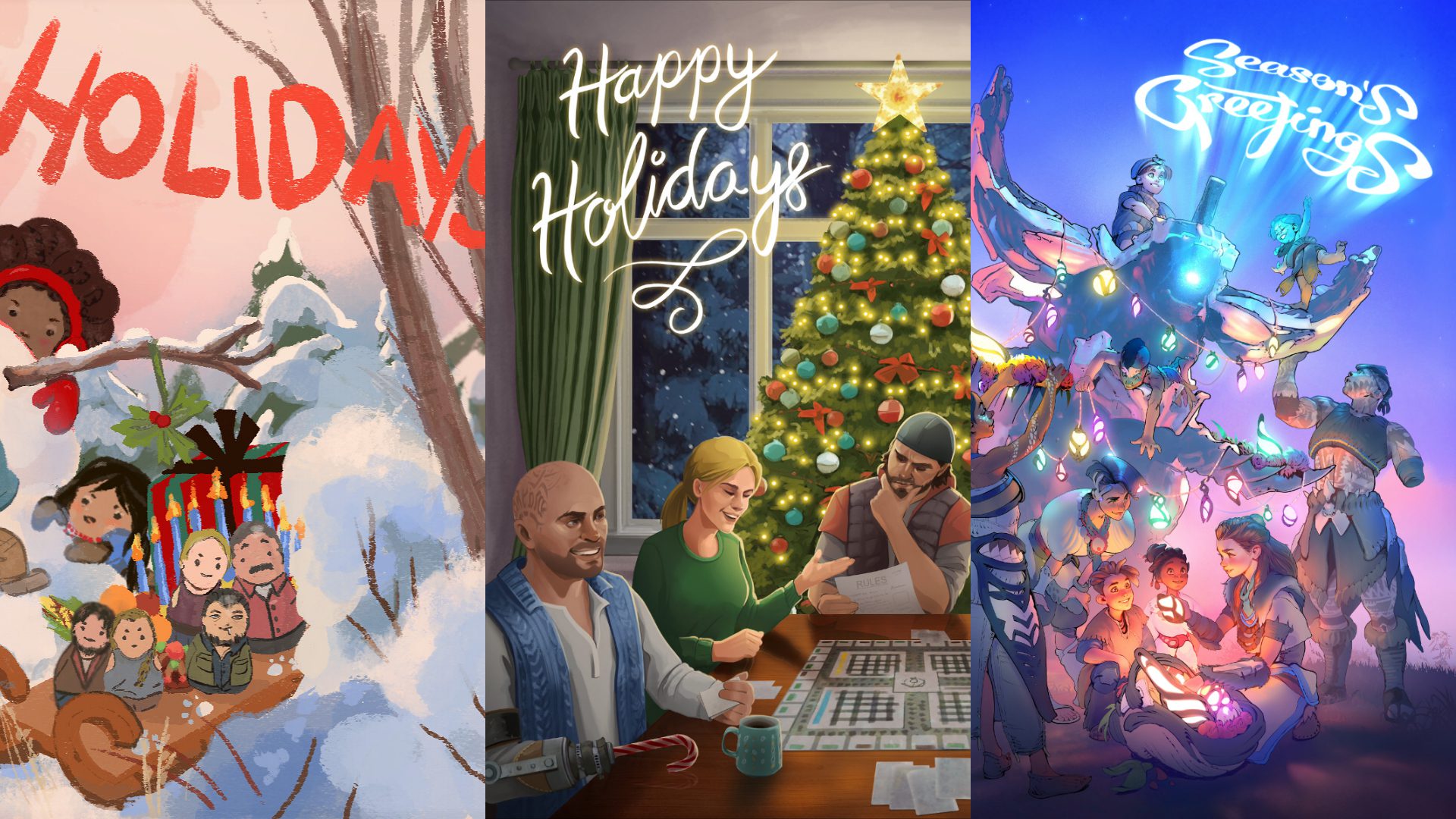 PlayStation celebra Boas Festas com +70 cartões temáticos de jogos; Escolha o seu!