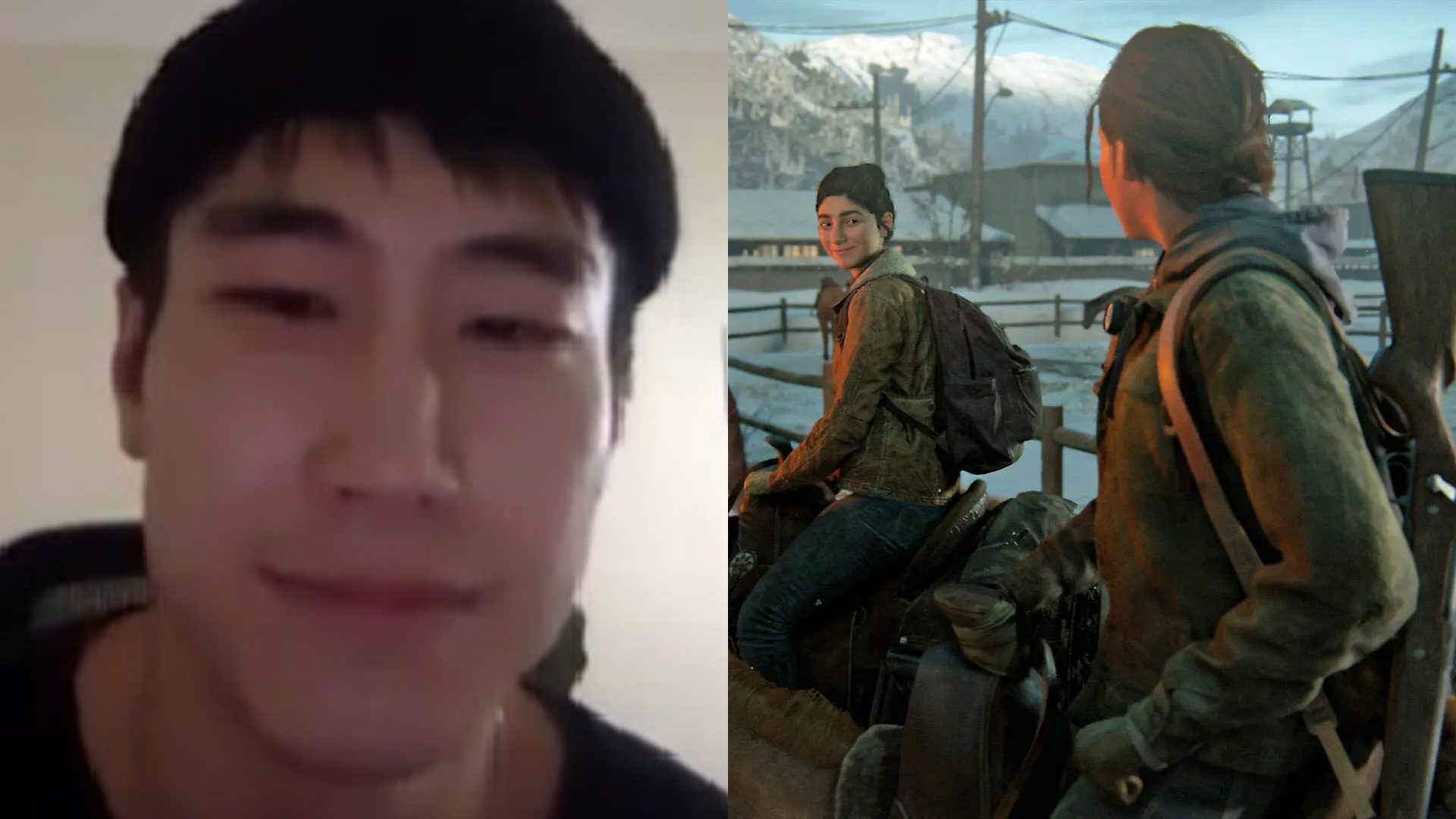 Jesse em The Last of Us HBO, Young Mazino está aprendendo a andar a cavalo