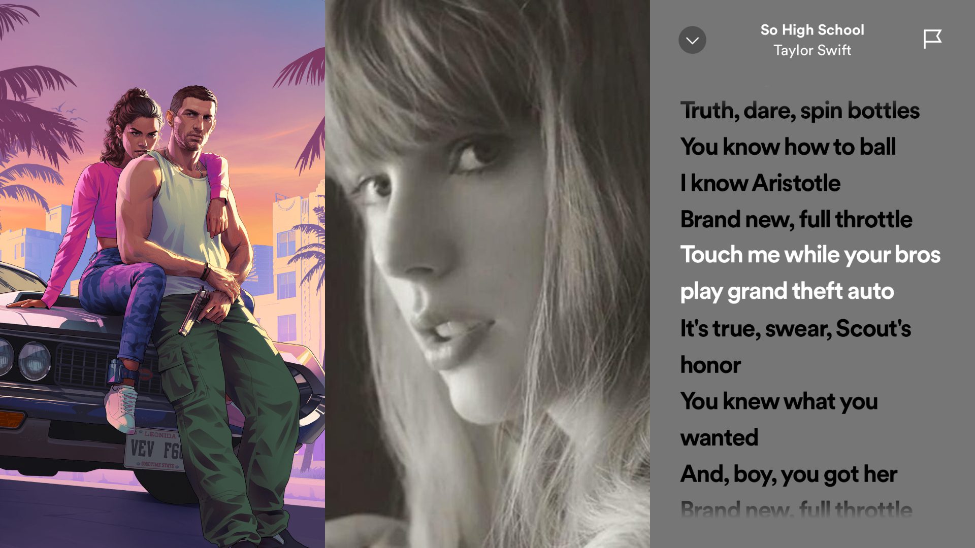 Taylor Swift cita GTA em música e fãs reagem