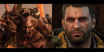 Kyle Crane com sangue nos olhos em anúncio de Dying Light: The Beast na Gamescom 2024