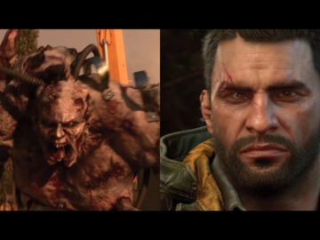 Kyle Crane com sangue nos olhos em anúncio de Dying Light: The Beast na Gamescom 2024