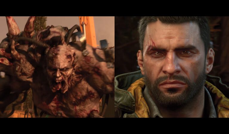 Kyle Crane com sangue nos olhos em anúncio de Dying Light: The Beast na Gamescom 2024